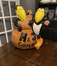 1998 Star Jars Heckle & Jeckle Cookie Jar MINT MATCHING ORIGINAL BOX 515 picture