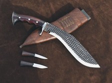 Handmade Nepalese Traditional Khukri Kukri Knife Hunting Full Tang 11” Blade picture