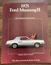 1975 Ford Mustang II Vintage 12-Page Dealer Sales Brochure Catalog  8/74 Version picture