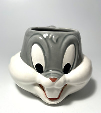 Vintage 1994 Warner Bros Looney Tunes Bugs Bunny 3D Sculpted Mug Ceramic picture