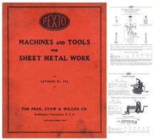 Peck, Stow & Wilcox Company - Catalog No. 35 A - Machines & Tools - Ca. 1930's picture
