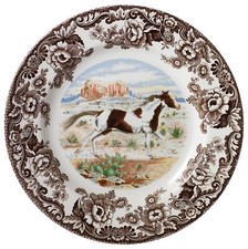 Spode Woodland Dinner Plate - American Paint Horse picture