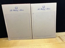 2 Vintage Waldorf-Astoria Hotel Unused Note Pads picture