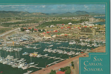 San Carlos Sonora Mexico Marina Aerial View Plaza Las Glorias 4x6 Postcard picture