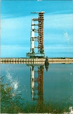 Between Titusville & Melbourne FL : NASA CARD - KENNEDY SPACE CENTER s/21 BI1907 picture