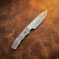 Premium Custom Damascus Knife Blank Crafting Tool Custom Gift DIY Blade Making picture