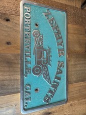 Vtg Koehler Foundry Car Club Plaque Zephyr Saints Porterville CA Winged Hot Rod picture