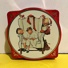Snickers Limited Edition 1995 Norman Rockwell Christmas Advertising Tin picture