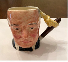Lancaster & Sandland Figural People Toby Mug, Painted Ceramic w/ Handle/Vintage picture