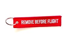 REMOVE BEFORE FLIGHT TAG KEYCHAIN picture