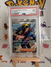 Pokemon Carmine 204/167 Sv06: Twilight Masquerade Holo PSA 9 picture