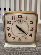 *RARE* Vintage Chronmaster Clearsite Mechanical Alarm Clock * Fully Functional  picture