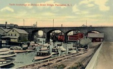 Yacht Anchorage at Division Street Bridge Pawtucket RI Rhode Island picture