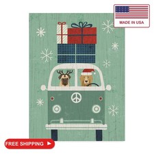 Trademark Fine Art Holiday on Wheels XII by Michael Mullan, 24x32-Inch picture