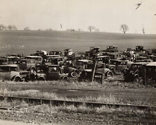 Old 8X10 Photo, 1930's Auto dump near Easton, Pennsylvania. Antique cars 5233731 picture