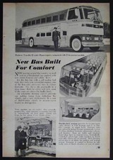 1948 GREYHOUND Highway Traveler BUS collectable pictorial picture