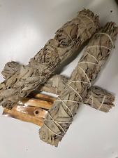 3 x WHITE Sage CALIFORNIA Smudge Stick Herb   8-9 
