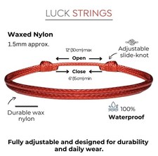 Red String Bracelet for Men and Women - Adjustable Kabbalah Protection Cord -... picture