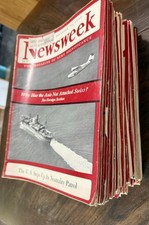 42 Vintage Newsweek Magazines 1940-1941 WWII Pre Pearl Harbor History Lot picture