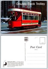 Continental Double Deck Trolley Postcard picture