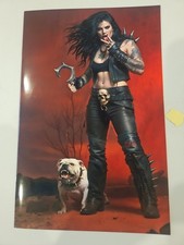 Deviant Nation Lady Lobo Cosplay Naughty LTD 4/100 W COA Connecting Cover  picture