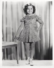 Shirley Temple smiling pose showing off her dress 8x10 inch photo picture