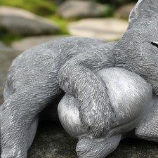 Pet Grave Marker Indoor Outdoor Use Cat Memorial Stone Hand-Crafted for Patio picture