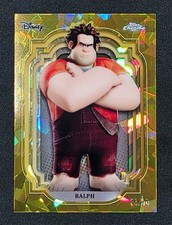 2024 Topps Chrome Disney Sapphire #147 Ralph Gold /50 - Wreck-it-Ralph RARE picture