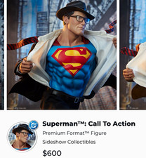 Sideshow Collectibles Superman Call To Action Premium Format picture