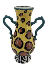 Vintage Joanne DeLomba for Lotus Vase Jazz Series Animal Print picture