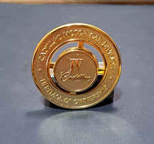 Cadillac Motor Car Division Heritage of Ownership IV Gold Tone Emblem Medallion picture