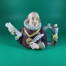 Fitz & Floyd Teapot, Shakespeare Literary Masters Limited Edition 1066/5000 NIB picture