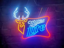 US STOCK Miller Lite Beer Deer Elk Buck Stag 24