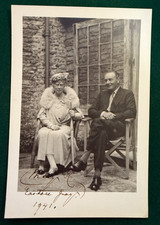 Antique Royal Signed Photo Queen Mary Easton Grey Lord Redesdale Mitford WWII picture
