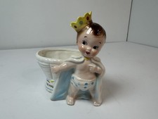 Rubens Baby Nursery Planter Hail The King Samson Import Co Japan Decor Vintage picture