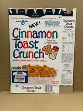 RARE 1st Year General Mills Cinnamon Toast Crunch Cereal Box 1984 Series No 4 picture
