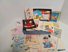 Lot Of 100+ Child Kids 1950s -19602Birthday Cards....some never used. picture