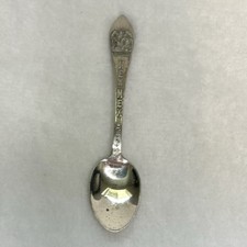 Vintage New Mexico Sterling Silver Eagle Souvenir Teaspoon 3.75” picture