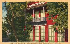 Vintage Postcard 1930's Old Wells-Fargo Office Mark Twain Tuolumne County CA picture
