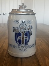 Rare 1985 Oktoberfest 175th Year Commemorative Beer Stein.  picture