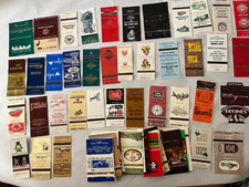 Lot of 66 Vintage Matchbooks Covers Advertising 1950s 1960s 1970s WIDE FORMAT picture