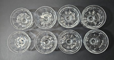 Vintage Heinsey Footed Clear Nut Dish or Salt Cellars - Set of 8 picture