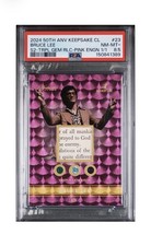 ⁠2024 Keepsake Bruce Lee TRIPLE GEM RELIC PINK 1/1 PSA POP 1 Book Cut #23⁠ picture