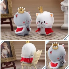 Season3 MITAO LuckyCat Peach Goma Collectable toy Couples Gift-King Queen Couple picture