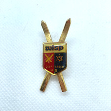 Vtg Deep Creek MD Ski Pin Collectible Enamel Wisp Resort Souvenir Jacket Hat picture