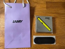 Excellent LAMY pico Neon Yellow Ballpoint Pen Unopened Vintage picture