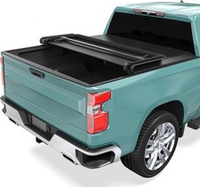 Soft Tri-Fold Truck Bed Tonneau Cover Fit for Chevy Silverado/GMC Sierra 1500 Ne picture