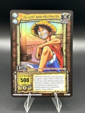 2005 Shonen Jump One Piece The Great Captain With A Straw Hat Luffy #CH047 Foil picture