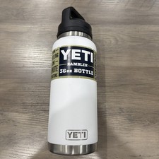NEW Classic White YETI  36 Ounce Chug Bottle - Authentic - Brand New 🫈  picture