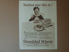 1929 SHREDDED WHEAT Company Niagara Falls NY vintage art print ad picture